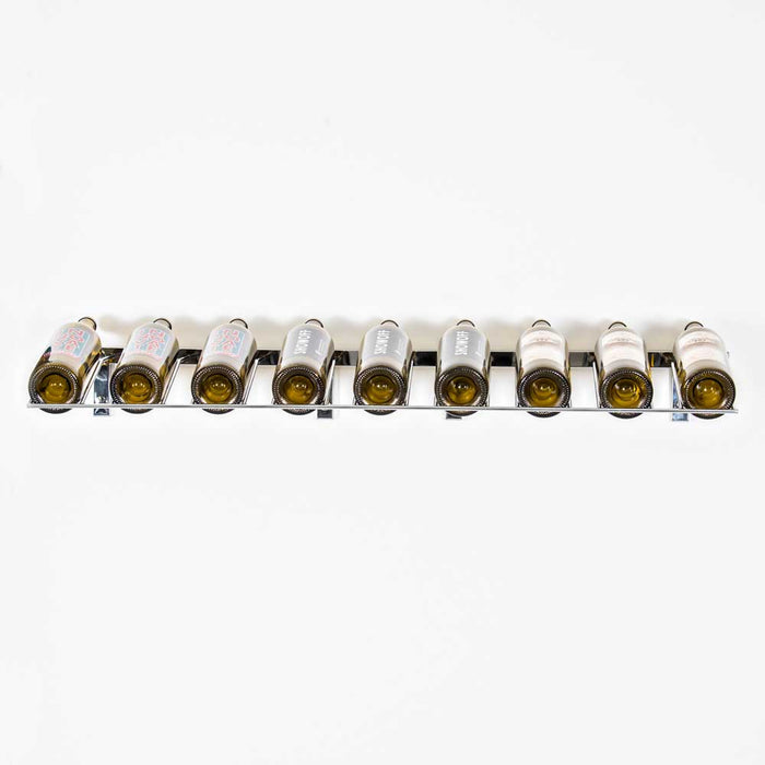 Série w support à bouteilles présentoir en métal (3 à 9 bouteilles)