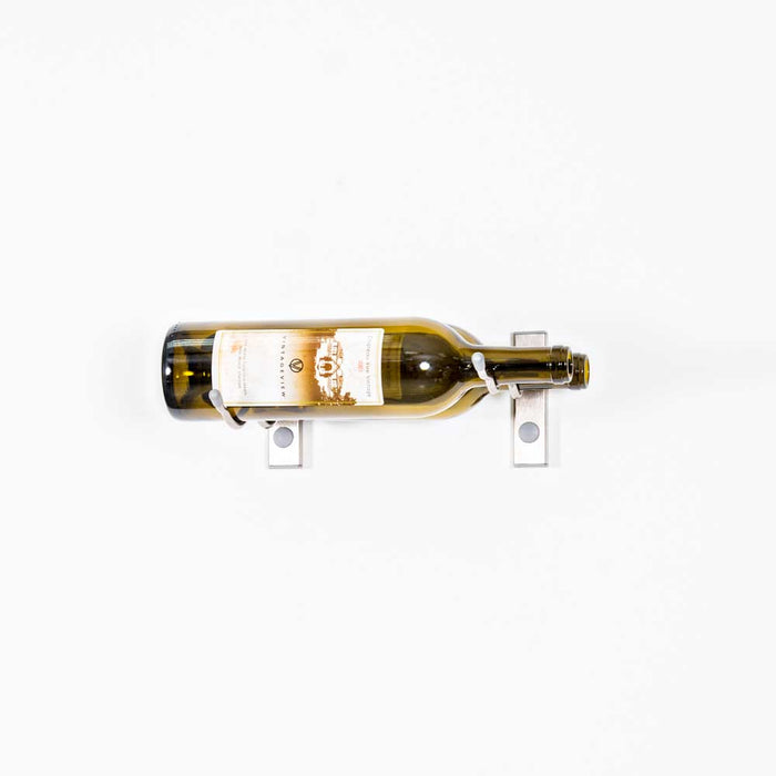 Série w unitaire (10cm) porte-bouteille en métal mural (1 à 3 bouteilles)