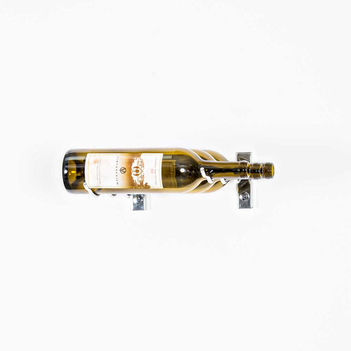 Série w unitaire (10cm) porte-bouteille en métal mural (1 à 3 bouteilles)