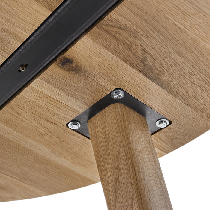 Table ronde oslo en bois massif