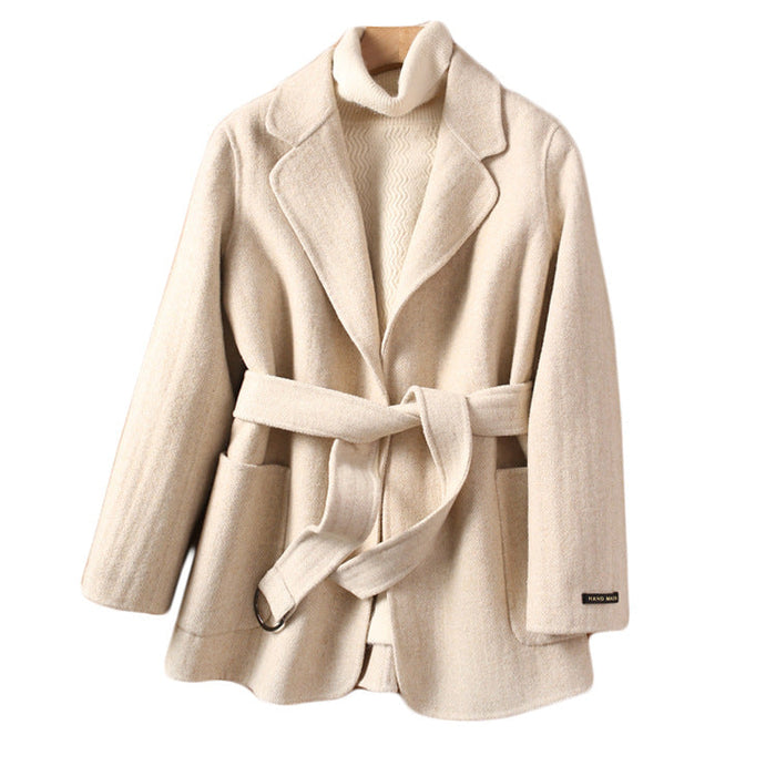 Manteau de tempérament femmes de laine