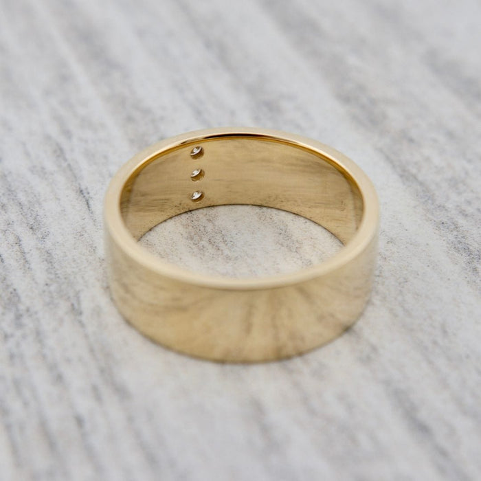 Mathieu Blanchard Bagues Bague jonc Urbain en or 14K - 18K et diamants