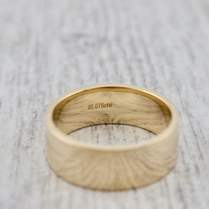 Mathieu Blanchard Bagues Bague jonc Urbain en or 14K - 18K et diamants