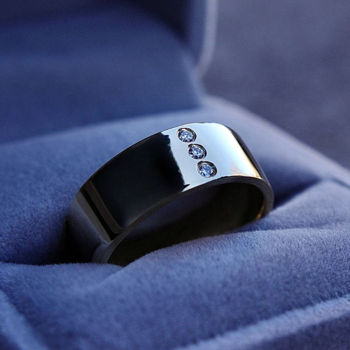 Mathieu Blanchard Bagues Bague jonc Urbain en or 14K - 18K et diamants