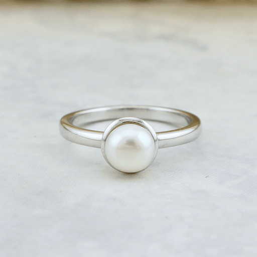 Mathieu Blanchard Bagues Bague Perle en argent sterling