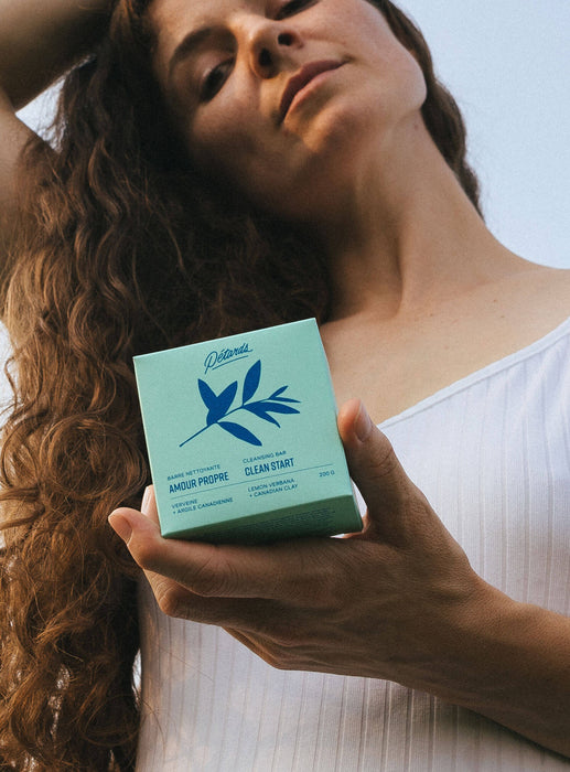 Pain nettoyant exfoliant à la verveine du québec