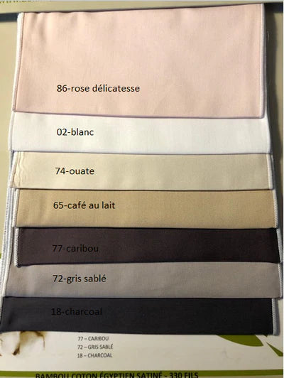 Draps pour lit articulé/électrique simple - (fabriqué au québec)