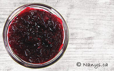 Confit de betteraves rouges