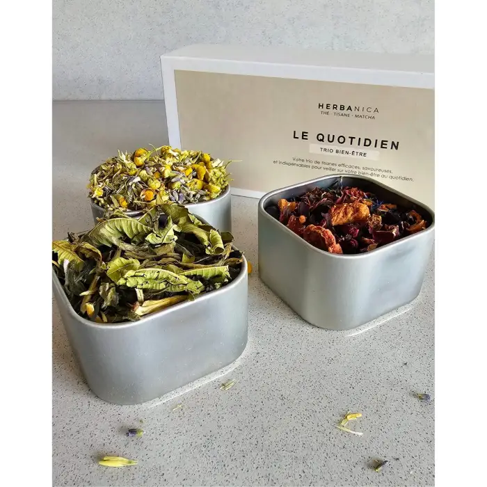 BOÎTE À TISANES LE QUOTIDIEN - LE QUOTIDIEN - boîte à
