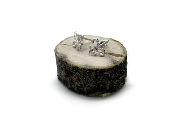 Mini fleur de lys argent sterling