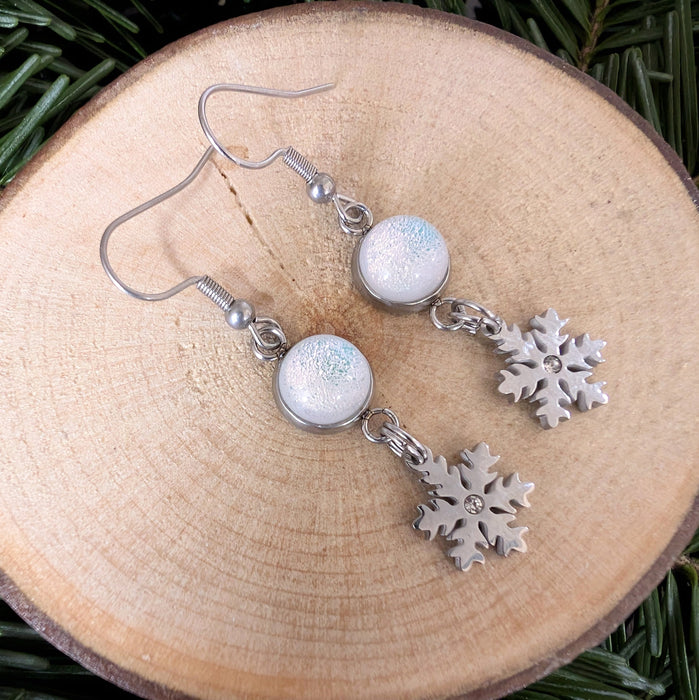 Boucles pendantes flocons