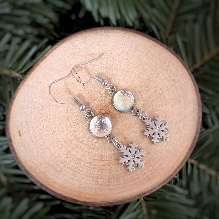 Boucles pendantes flocons