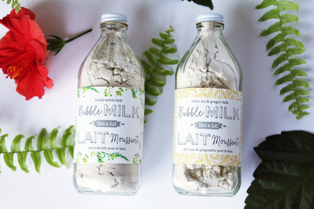 white tea & ginger bubble bath milk