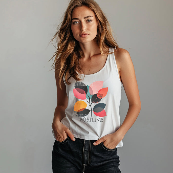Camisole coton graphique - positive