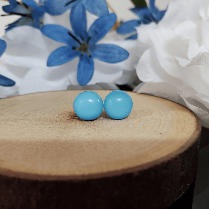 Coeur bleu poudre - Bijoux Le fil d'Ariane