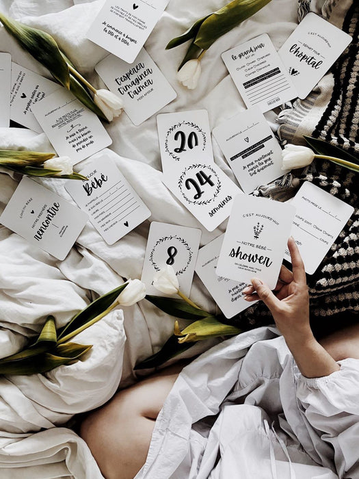 Coffret feuillage maternité à photographier