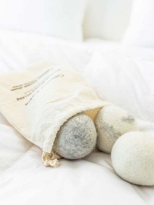 Lot de 4 balles de séchage en laine - Dolce & Bianca 