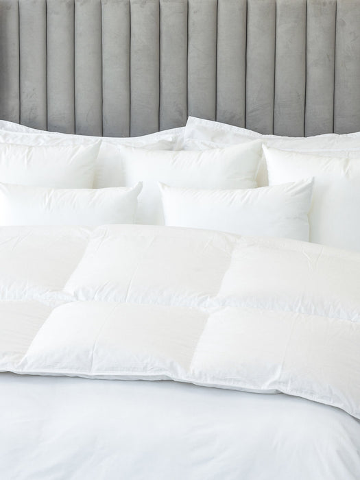 Duvet de Bianca Deluxe Été en duvet d’oie blanc européen 850+, coton 500 fils satiné