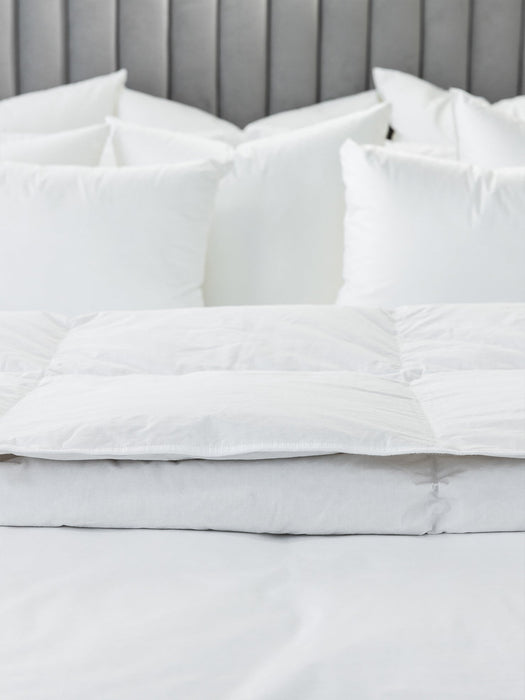 Kit duvet et oreillers recyclés été : léger, respirant et écoresponsable - Dolce & Bianca 