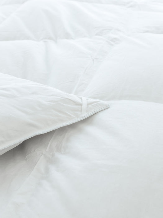 Duvet de Bianca Deluxe Été en duvet d’oie blanc européen 850+, coton 500 fils satiné