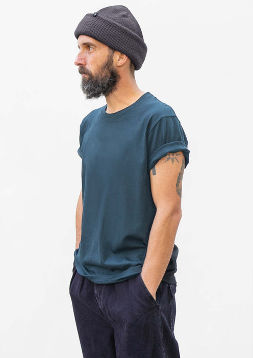 2 t-shirts naturel - bleu pacifique