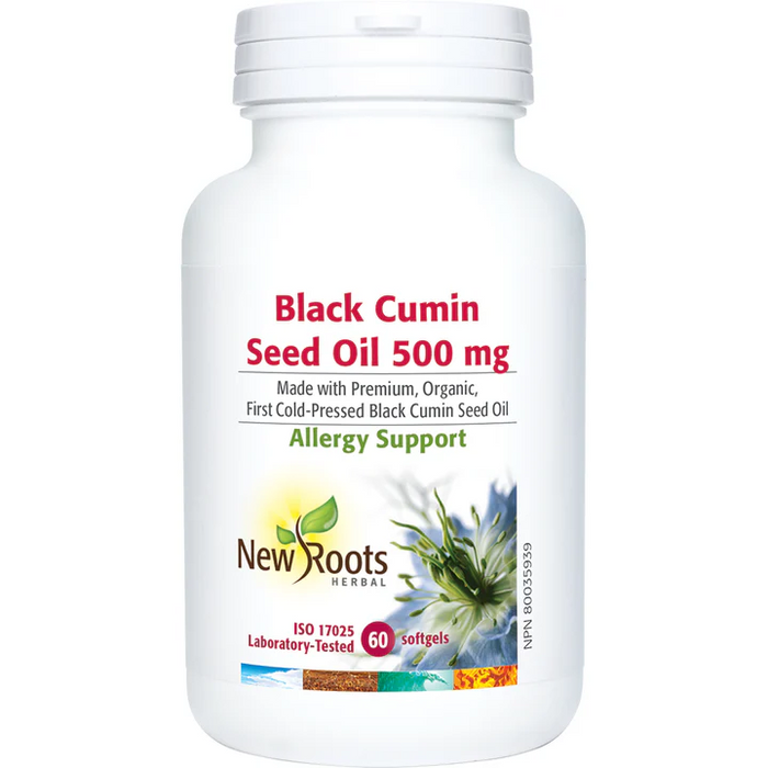 New roots - cumin noir (huile de graine) bio 500 mg.