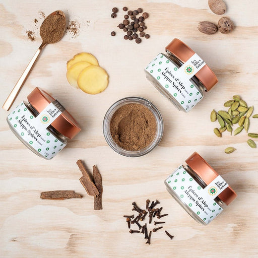 Trois emballages de Sept épices d’Alep de la marque Les filles fattoush