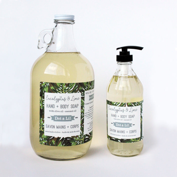 eucalyptus & lime liquid soap