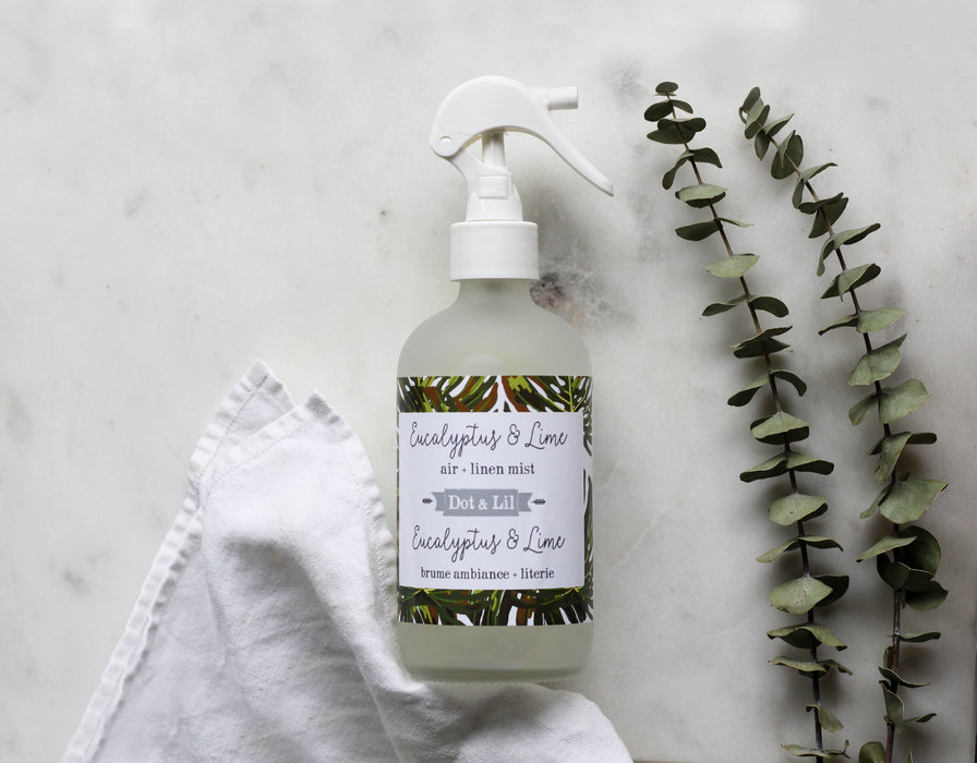eucalyptus & lime linen + air mist