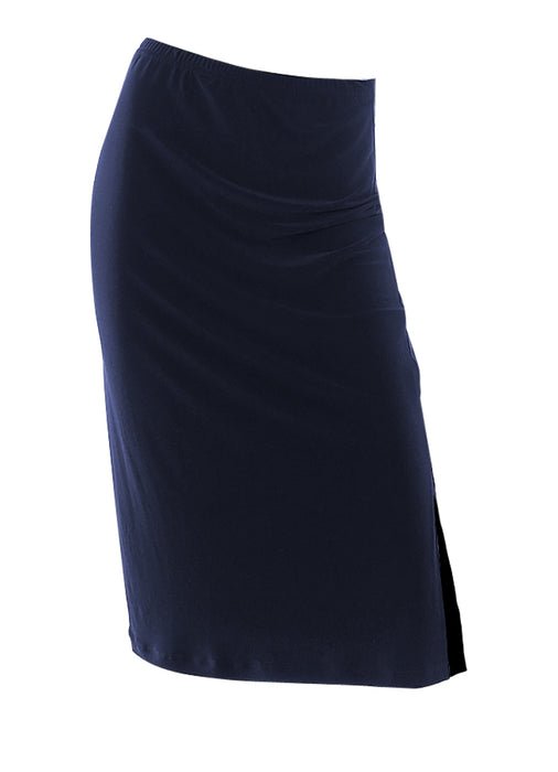 409 jupe mi-mollet noir