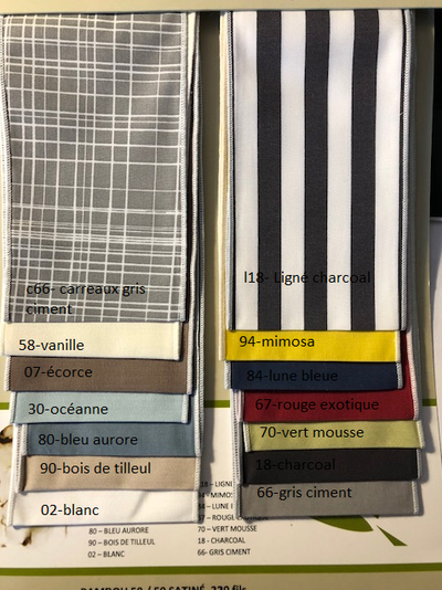 Draps pour lit articulé/électrique double (fabriqué au québec)