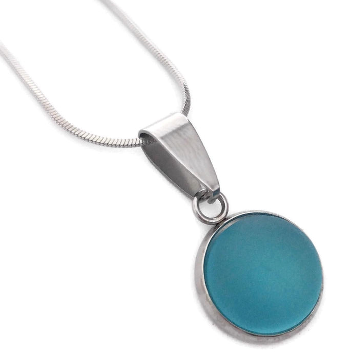 Gin tonic-verre mat-collier cabochon