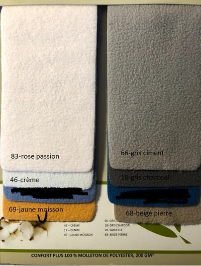 (fait au québec) draps santé confort (molleton)