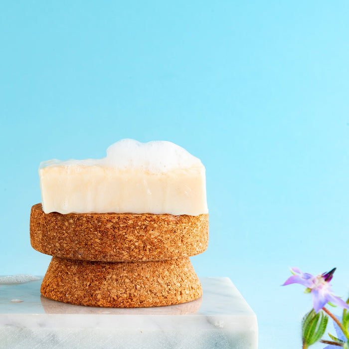 *adieu le glissement* porte-savon en liège