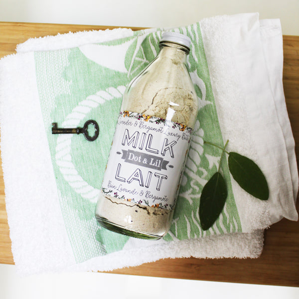 lavender & hibiscus milk bath