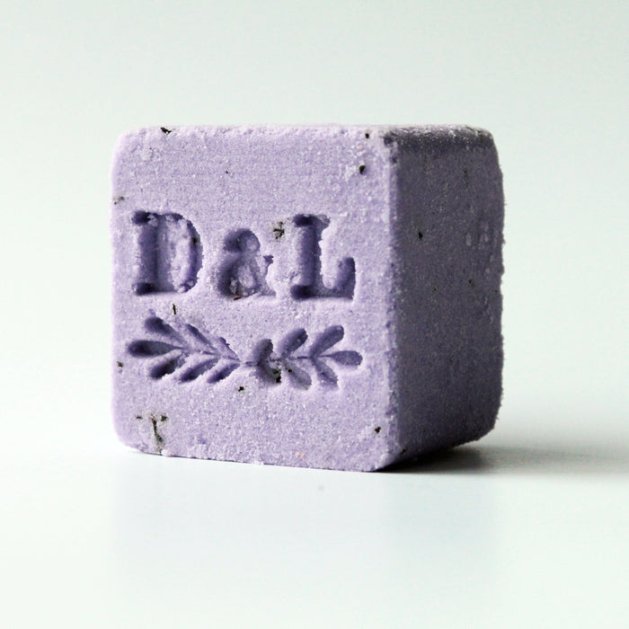 lavender & hibiscus sparkling milk bath cube