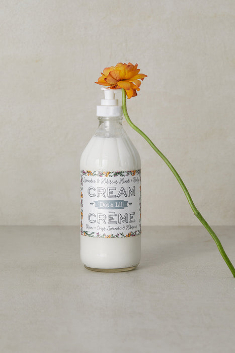 Crème mains + corps lavande & hibiscus