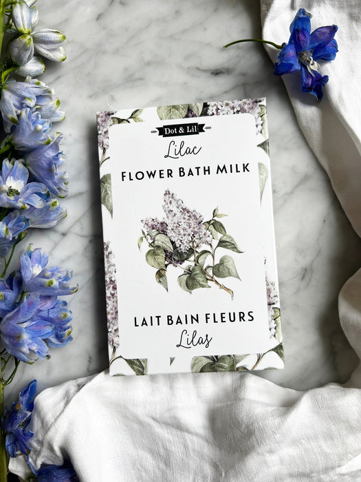 Sachet lait bain fleur de lilas