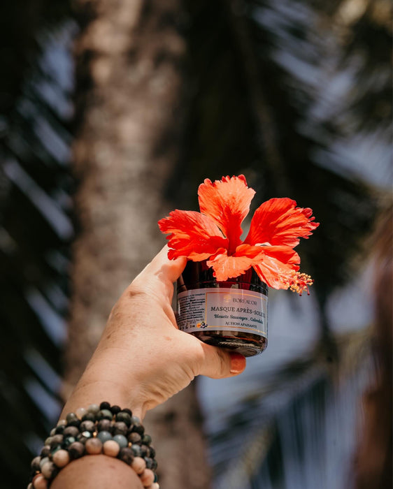 Masque bleuets sauvages et complexe marin