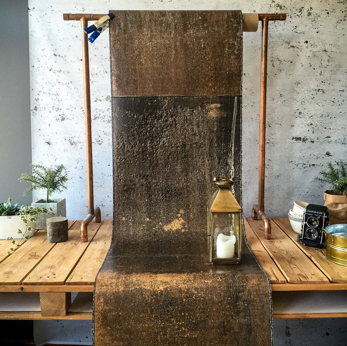 METAL OXIDATION WALLPAPER - PAPIER PEINT MÉTAL OXYDÉ walldecor-wallmurals WYNIL 8.5" x 11" Sample | Échantillon 22cm x 28cm Natural 