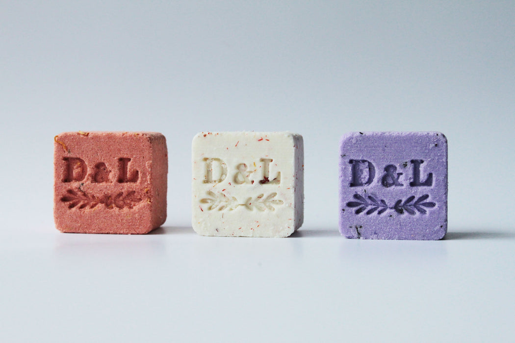 lavender & hibiscus sparkling milk bath cube