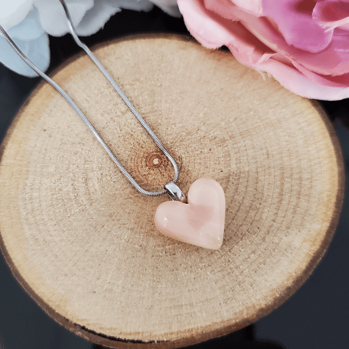 Mini coeur beige symétrique