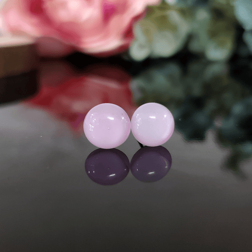 Mini coeur rose, blanc et mauve - Bijoux Le fil d'Ariane
