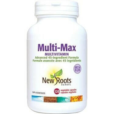 New roots - multi-max multivitamine sans fer.