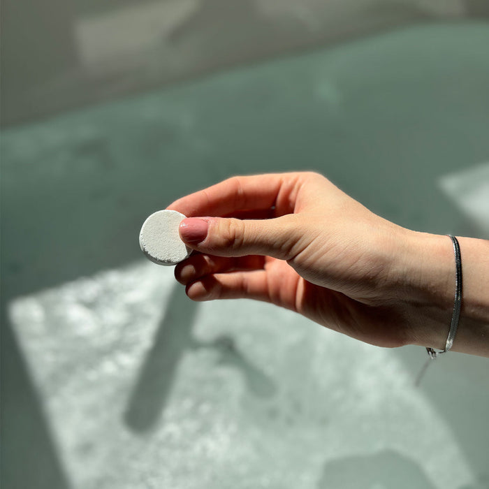 myni eco-friendly non toxic foaming bubble bath single tablet