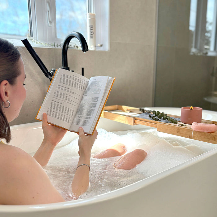 myni eco-friendly non toxic foaming bubble bath tablets lifestyle 2