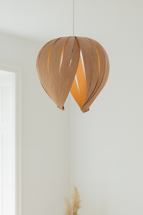 Lampe noisette #1 / chêne