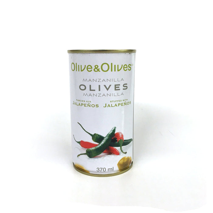 Olives farcies au piment jalapeño 370ml