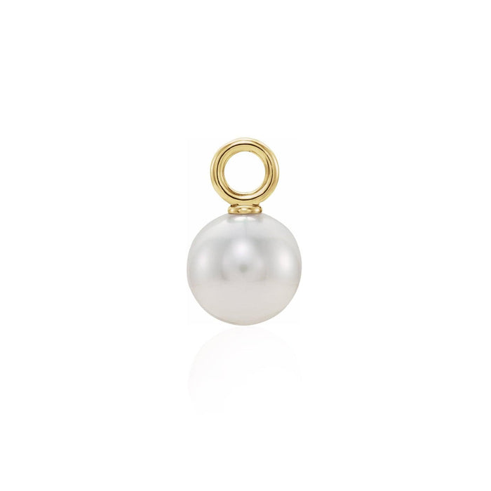 Mathieu Blanchard Pendentif perle d'eau douce et or 10K ou argent sterling