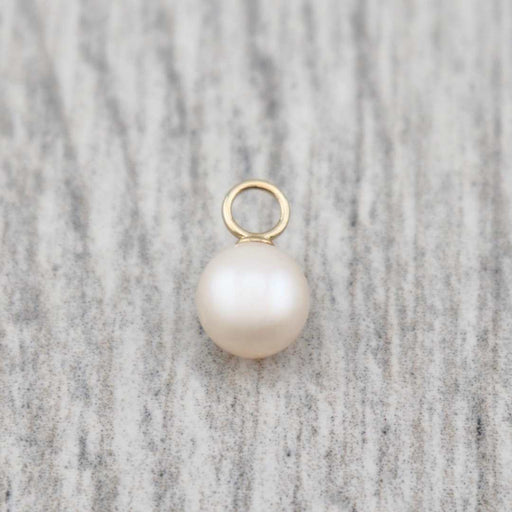 Mathieu Blanchard Pendentif perle d'eau douce et or 10K ou argent sterling